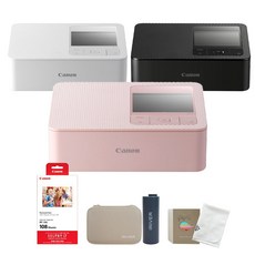 [포토리뷰이벤트] 캐논 셀피 포토프린터 CP1500 + RP-108 용지+아이리버 정품 배터리+악세사리 패키지 (포토앨범/아이리버 하드케이스/포켓융), CP1500 핑크