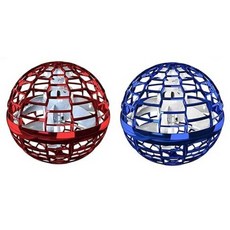 1+1/2+2 [반값] 선회 공중부양 장난감 볼형 부메랑 스피너 플라잉 부메랑볼, [1+1]블루 장난감+레드 장난감