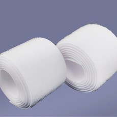 벨크로 찍찍이 밸크로 봉제 재봉형 5cm 화이트 색상 세트 1M, 1개, 재봉형 5cm-화이트 1m