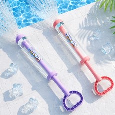 리브너 회오리 분수 물총 워터밤 워터건 1+1, 1개, 핑크+퍼플