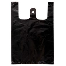 원s마켓 손잡이 마트봉투 4호 검정, 100개, 15L