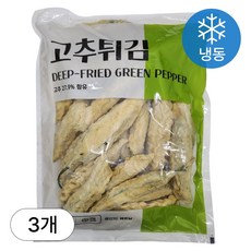 [인생건어물] 고추튀김 1kg 3봉 밀키트 대용량 업소용, 3개