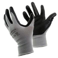 팩센스 스트롱 NBR 코팅장갑 PNG-001 반코팅 다목적 안전 작업장갑 스마트폰 터치, 10개, 그레이, L