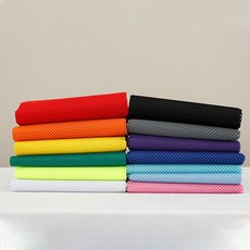 메쉬 원단 펀칭 망사 천 여름용 조끼 안감 빳빳한 망사 원단 크리미앙 14종 한마, 01)화이트, 1개