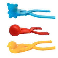 월성토이 눈집게 왕오리 볼 곰 스노우볼메이커 3종세트, 1개