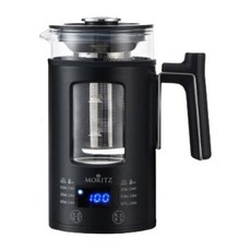 모리츠 미니 듀얼 글라스 보온 티마스터 티포트 블랙, 600Ml Mep-1360Umb