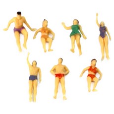 미스토토 수영하는 사람 모형 테라리움 디오라마 건축모형 재료, m523_1:75(약2.5cm)-5P, 1개
