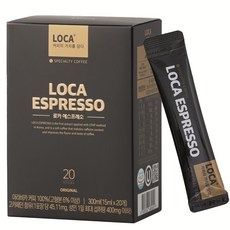 locaespresso 低咖啡因義式濃縮咖啡原液隨身包 Original款, 15ml, 20包, 1盒