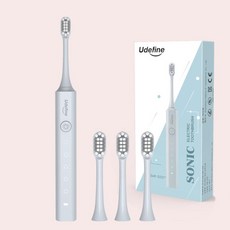 휴대용 최신형 스마트 음파 전동칫솔, 1개, 그레이, AM-032