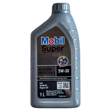 모빌 슈퍼 올인원 프로텍션 V 5W30 1리터 합성엔진오일, 1개, 1L