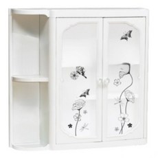 아이리스 다용도 국산 고급 욕실장 좌우겸용D-001 나비 화장실 수납정리함 수건정리장, 1개