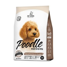 한삼인 펫츠밀 가수분해 푸들 전용 전연령 사료 1.8kg, 1개