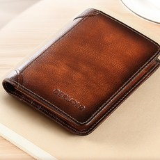 발로렌 RFID 리얼 소가죽 여행 지갑