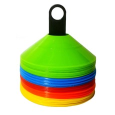 온브레이크 축구 훈련용품 트레이닝 연습콘 접시콘 세트, 접시콘 50개+거치대 1개+전용메쉬백 1개, 1개