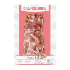 [미소] 큐브 베이컨 100g, 10개