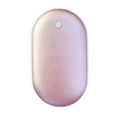 지베다 충전식 손난로 보조배터리 5000mAh, 핑크