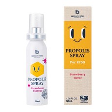 호주산 100% 비윗유 수용성 프로폴리스 키즈 스프레이 딸기맛 직수입, 1개, 30ml
