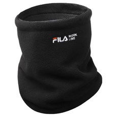 FILA SAFETY 넥워머/동계 방한 목도리, 블랙
