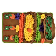 [당일출고] 당근 삑삑이 노즈워크 강아지 간식 매트 장난감 놀이 분리불안, 단일, 1개