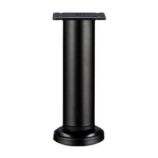 철제 높이조절 가구다리, 1개, black 25-42cm