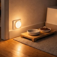 글래드마마 이케아 뫼르크레드 LED 센서등 콘센트형 수면등 2P세트 + 품질보증서 반려동물 무드등, 화이트