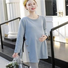 마마앙 임산부 티셔츠 하객룩 외출복 임부복 봄티 빅사이즈