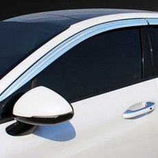 스피드 썬바이저 자동차 빗물받이 윈도우 썬바이져+프라이머 증정, 기아 K5 DL3 썬바이저 크롬