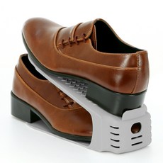 더블앤더블 신발정리대 남성용, 그레이, 20개