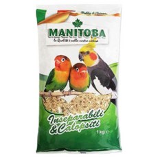 마니토바 모란 왕관 코뉴어 앵무새 먹이, 1개, 1kg