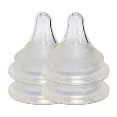 LITTLE BOBDOG 高級奶瓶奶嘴 第1階段+第2階段 各2入, 1組