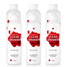 프리미엄 클린샤워 때혁명 대용량 2026년형, 6개, 250ml