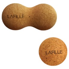 라필레 붓기 제거 코르크 하드 마사지 땅콩볼, 1개, 땅콩볼+마사지볼