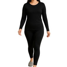 모두핏 남여공용 초극세사 기모 발열 내의세트