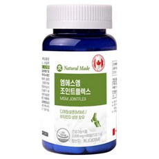 네츄럴메이드 엠에스엠 조인트플렉스 2035mg 1박스 (총2개월분60정) MSM 초록입홍합추출물 원퍼데이, 60정