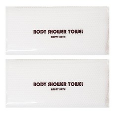 일회용 샤워타올 화이트(비닐포장) 100개, 화이트, 1개입