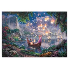 [듀얼라이프] 뉴 디즈니 킨케이드 캔버스형 보석십자수 4050, 1개, 11.킨케이드 라푼젤 그녀의 꿈