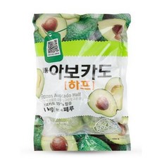 자갈치아재 냉동아보카도 하프1kg, 1개