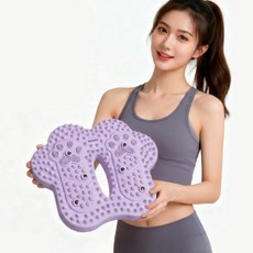 도르나솔 3단계 발지압 스텝퍼 다이어트 가정용 무소음 홈트, 퍼플