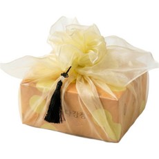 교아당 플레인 오란다 골드 보자기 답례품, 1세트, 225g