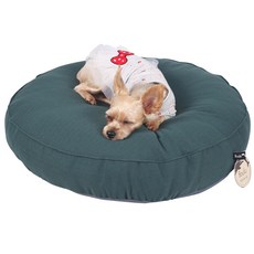Boutu 寵物圓形坐墊, 深綠色