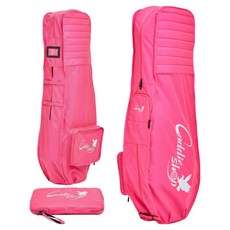 캐디샵 골프백 항공커버, 핑크