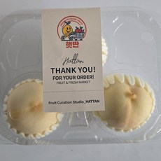 햇딴 설아복숭아 겨울 설리, 3개, 500g