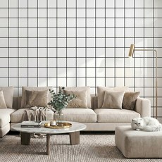 코어피스 붙이는 주방 데코 타일 시트지 12개, 정사각