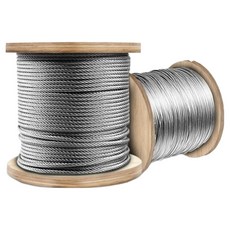 스텐와이어로프 0.8mm 1mm 1.2mm 1.6mm 2mm 2.4mm 3mm 4mm 5mm 6mm 8mm, (7x7)2mm*100M, 1개