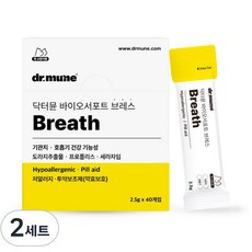 [총 40회 급여] 닥터뮨 바이오서포트 브레스 짜먹이는 강아지 고양이 영양제, 2세트, 호흡기/기관지, 40회분 2세트, 호흡기/기관지, 40회분