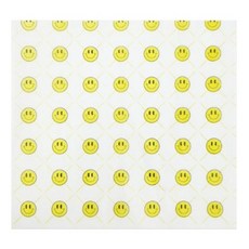 서흥이앤팩 펄프도시락전용 유산지 16.5x18cm 베이킹포장 식품포장지 버터떡포장지 버터모찌포장용종이, 옐로우 스마일, 1개, 500개