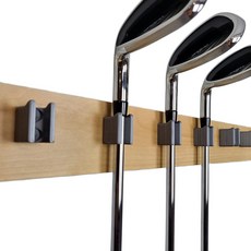 지칸디 골프 클럽 홀더 벽걸이형 정리대 골프채 고정 거치대, 10개, 회색