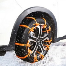 리예 케이블타이형 차량용 스노우체인 1묶음(10개입), 1세트