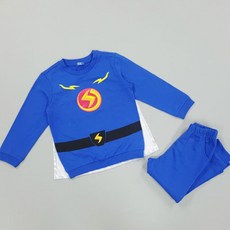 할로윈데이 파티복 코스튬 번개맨 베이직 상하복