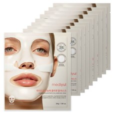 메디율 하이드로겔 고농축 콜라겐 겔 마스크 팩 얼굴 모공 탄력 보습 병풀 유래 엑소좀, 9개, 1개입